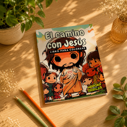 El Camino con Jesús - Libro para colorear
