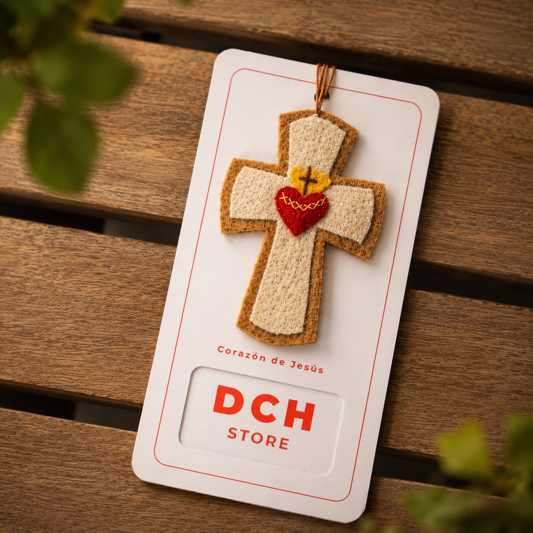 HOLDER DE LA CRUZ DEL SAGRADO CORAZÓN
